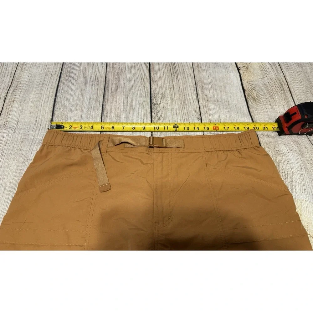 NWT Eddie Bauer Rip Stop Tech Shorts Brown Sugar Sz XL New with $70 Tag GTub31
